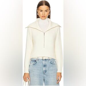 W. Cashmere “Tori” Half Zip Sweater, Size S